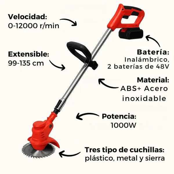 Guadaña CorteTurbo™ – Potencia sin esfuerzo