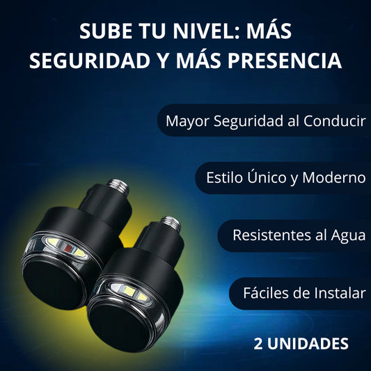 VisionRide® Luces LED para Moto x 2 Unidades