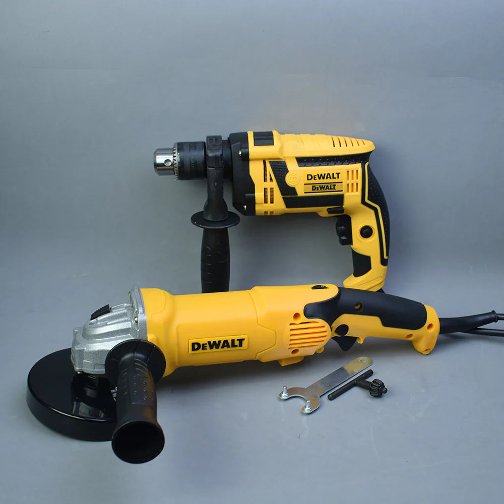 🔧💛 Combo WALTDE Taladro Percutor 1/2” + Pulidora 4 ½” – Potencia, Precisión y Rendimiento Total ⚡🛠️