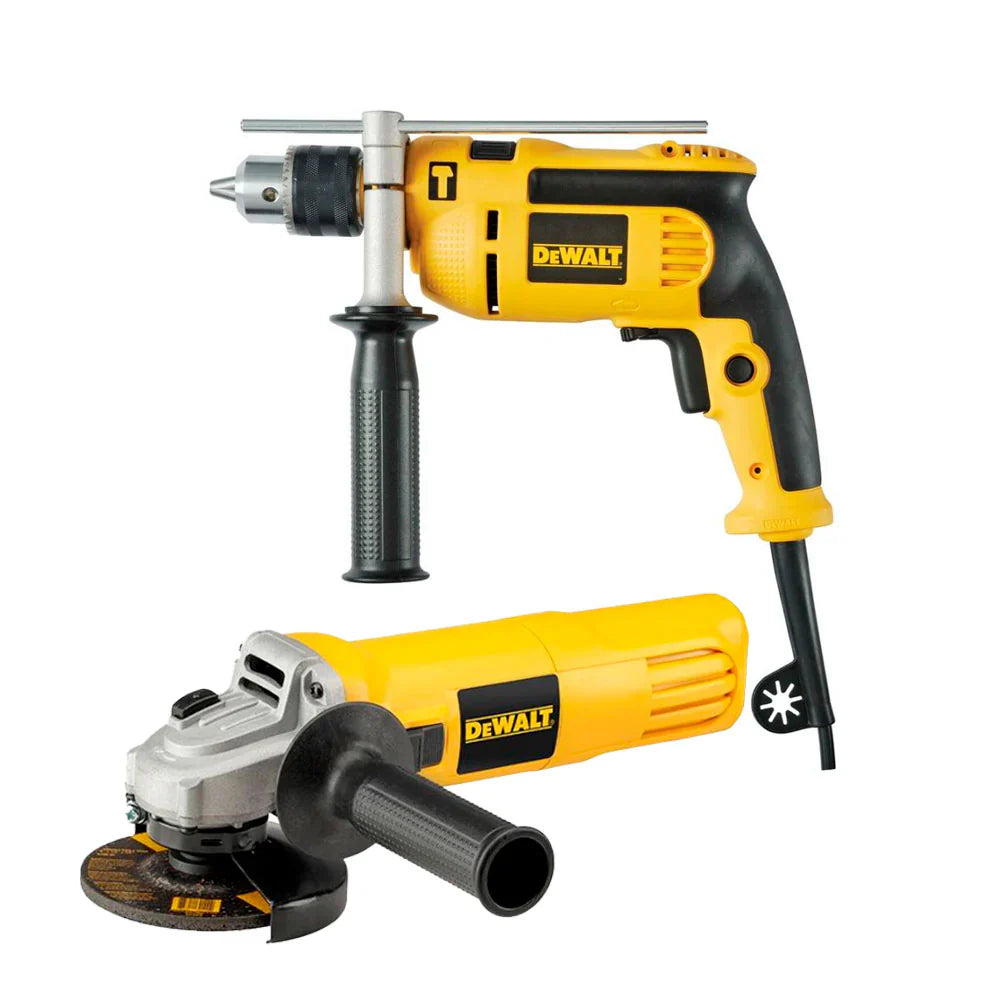 🔧💛 Combo WALTDE Taladro Percutor 1/2” + Pulidora 4 ½” – Potencia, Precisión y Rendimiento Total ⚡🛠️